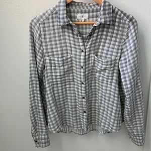 Lou and grey ginghamshirt in grey, xs